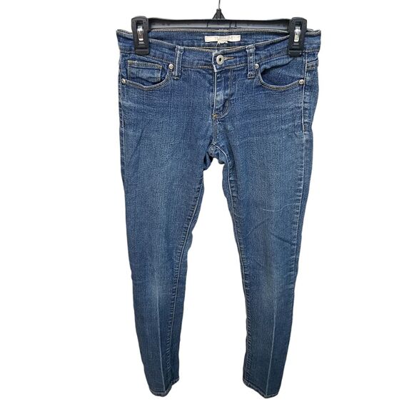 21 Denim Womens Size 26x32 Blue Solid Skinny Jeans - Picture 1 of 9